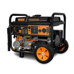 WEN 11,000-W Portable Hybrid RV Ready Dual Fuel Gas Generator w/ Electric Start