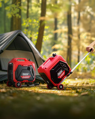 2400W Portable Generator with Mobility Kit for Easy Outdoor Power