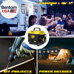 1,200W Gas Powered Generator, Small Portable Generator for Home Use Ultralight,