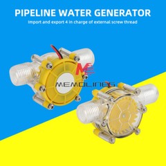 Water Flow Pump Micro Hydro Generator Turbine Flow Hydraulic Power Energy New