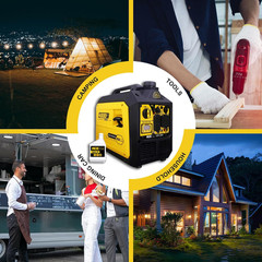 4000 Watt Portable Inverter Generator 149cc, Gas Quiet Generator for Home, RV-Re