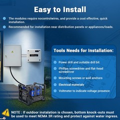 Smart Management Module 50 Amp Load Manager, Compatible with Generac Gray