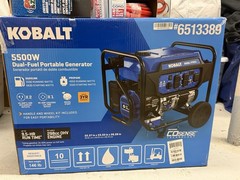 Kobalt 49 State 6830 Starting / 5500 Running Watt Dual fuel Portable Generator