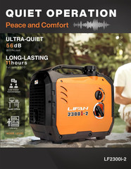 2300W Gasoline Inverter Generator – Portable, Quiet & Fuel-Efficient Power Solut