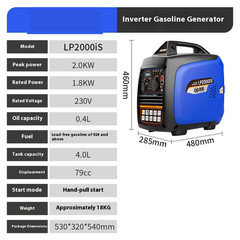 Gasoline Generator 220v Small Home Outdoor Camping Handheld Portable Inverter