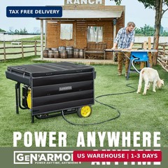 GenArmor Generator Covers While Running, 100% Waterproof Heavy Duty Tarps Genera