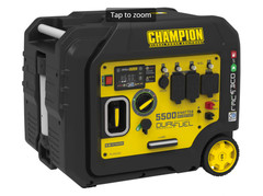 Champion Power Equipment 5500W Electric-Start Dual-Fuel Portable Generator