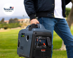 1500 Watt Portable Quiet Inverter Generator Gas Powered, Small Ultra Lightweight