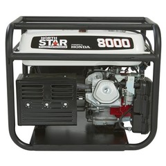 NorthStar Commercial-Grade Portable Generator, Honda GX390 OHV Engine, 6600