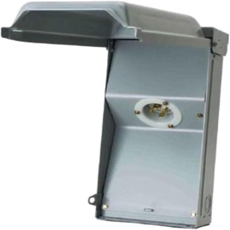 Midwest U030N 30A Power Inlet 120/240V Ac Input Outdoor Power Inlet Nema 3R