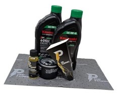 Power Performance 10W-40 Oil Change Kit for Kawasaki 49065-0721 (0736) and