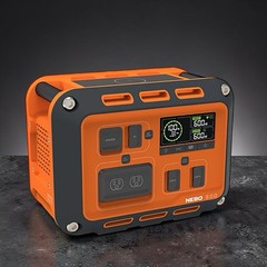 NEBO Intrepid 600 Power Station 600W Portable Generator Orange/Black Off-Grid