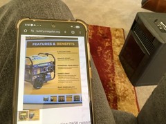 Firman 4550W Gasoline Powered Recoil Pull Start Portable Generator P03613 FIRMAN