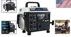 1200W Gas-Powered Portable Generator with 2 Power Outlets – Versatile & Reliable
