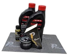 Power Performance 10W-30 Oil Change Kit for Kawasaki 49065-0721 (0736)