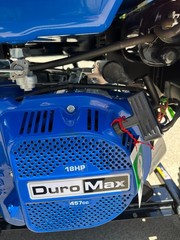 DuroMax XP12000EH Gas Propane Dual Fuel Electric Start Portable Generator + fuel