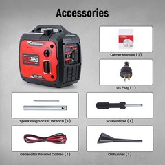 2.2/2.85KW 18kg Portable Gasoline Quiet Inverter Generator Parallel Eco