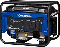 Westinghouse 4650 Peak Watt Portable Generator, RV Ready 30A Outlet, Gas Powered