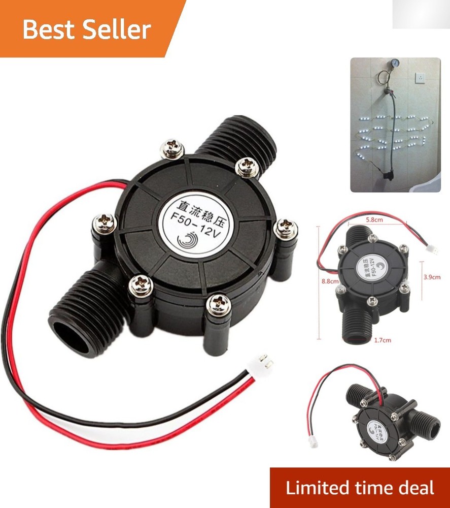 12V Water Turbine Generator: 10W Portable Power Tool for Campsite Charging