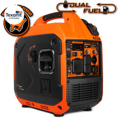 Quiet and Lightweight 3600-Watt Dual Fuel Rv-Ready Portable Inverter Generator w