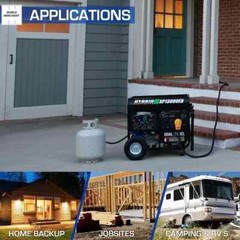 Beast Generator Duromax Portable Hybrid Gas Propane RV Home Standby Backup 20HP