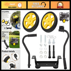 Generator Wheel Kit for 2800-5500W Inverter Generators, Folding Handle, Never-Fl