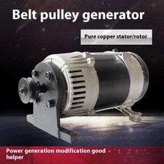 Diesel Gasoline All Copper Pulley Generator Single Three 220v Small Household AC