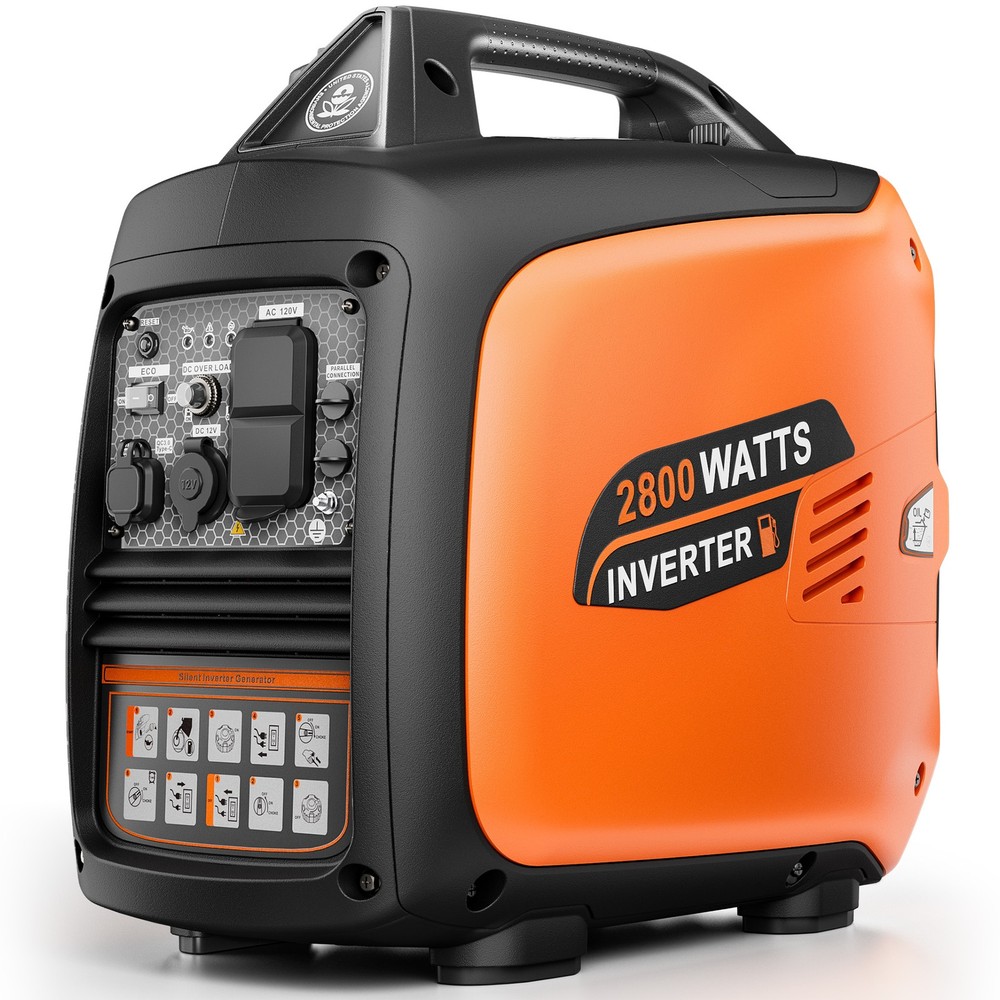 Mutaomay 2.8KW Gas Inverter Generator Portable Quiet for Home Backup/RV Camping
