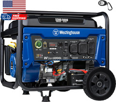 Westinghouse 6600 Watt Home Backup Portable Generator Remote Electric Start US