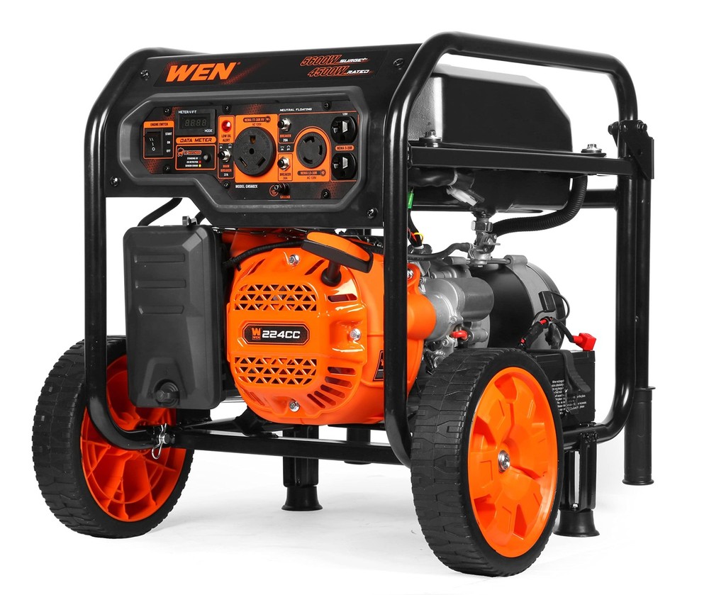 WEN 5600 Watt Portable Generator Electric Start 224cc Transfer Switch and RV