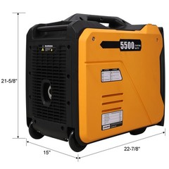 5500W Inverter Generator w/ Remote Start, Quiet RV, EPA