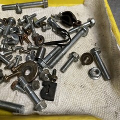 OEM GOOD USED HONDA EG 5000 GX340 GC05 MISC. HARDWARE FROM TEARDOWN 11HP