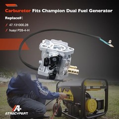 Huayi P28-H-4 Dual Fuel Carburetor for Champion 420-439cc Generators 100165