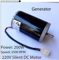 220V 550W High Power Permanent Magnet DC Generator Hydraulic Hand Crank DC Motor