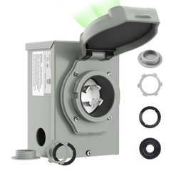 Pre-Drilling 30 Amp Generator Inlet Box RVMATE, NEMA L14-30P, Sidk-72878