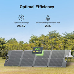 1200W 1008Wh Portable Power Station Solar Generator w/ 120W Solar Panel Dabbsson