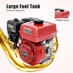 7.5 HP Motor 4 Stroke Gas Powered Portable Engine Gasoline 3000W