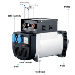 Welding and Power Generation Dual-purpose Gasoline Generator Household Small