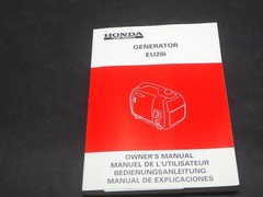 HONDA generator EU20I OWNER MANUAL MANUEL DE L’UTILISATEUR