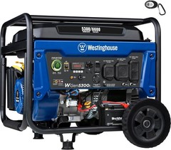 Westinghouse 6,600-W Portable Gas Powered Generator w/ Electric Start, CO Sensor
