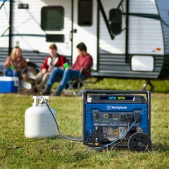 Westinghouse 6,500-Watt Portable Hybrid RV Ready Dual Fuel Gas Powered Generator