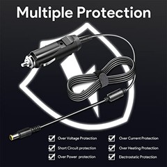 12V/24V Car Charger DC Adapter Compatible with Jackery Portable Power Station