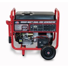 All Power 10,000-W Portable Dual Fuel Gas Powered Generator with Electric Start