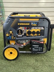 Firman generator, dual fuel Engine ** (local zip code 98188 pickup only)**