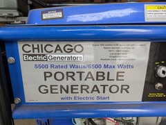 Chicago Electric Portable Generator 5500 Rated Watts