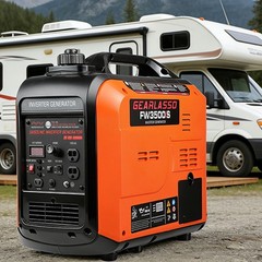 Portable Inverter Generator Gas Powered Quiet for Home Backup Construction 4KW