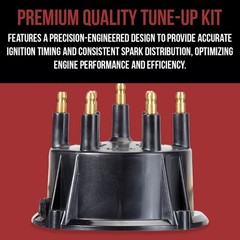 Mercruiser Thunderbolt 4.3 L V6 DISTRIBUTOR CAP ROTOR SPARK PLUG WIRES KIT SET