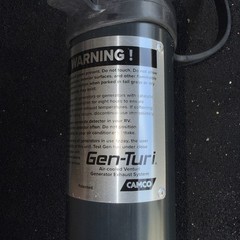 Camco Gen-Turi RV Generator Exhaust Kit Portable Venturi Pipes Black Carry Case