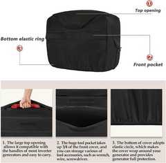 Outdoor Generator Cover for Most Inverter Portable Generator EU2200i EU3200 W…