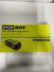 RYOBI 80V 1000-Watt Inverter Power Source Tool Only RY80BG02B (OB)